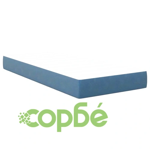 Матрак с пружини Pocket Spring 90x200x20 см син текстил ➤ топ цена ➤ sorbe.bg