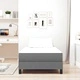 Матрак с пружинна система Pocket Spring светлосив 100x200x20 см текстил