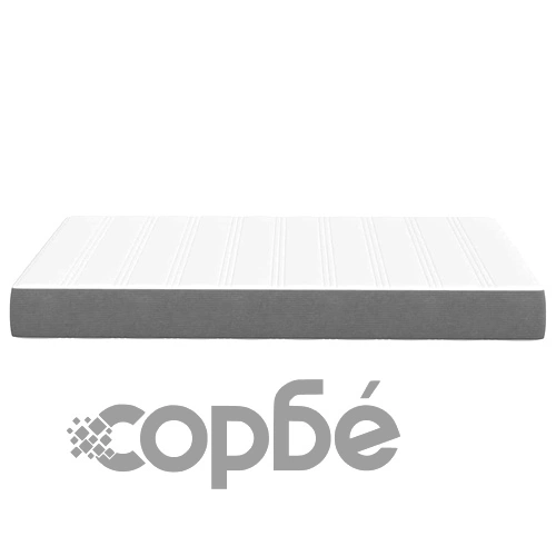 Матрак с джобни пружини светлосив 120x190x20 см текстил ➤ топ цена ➤ sorbe.bg