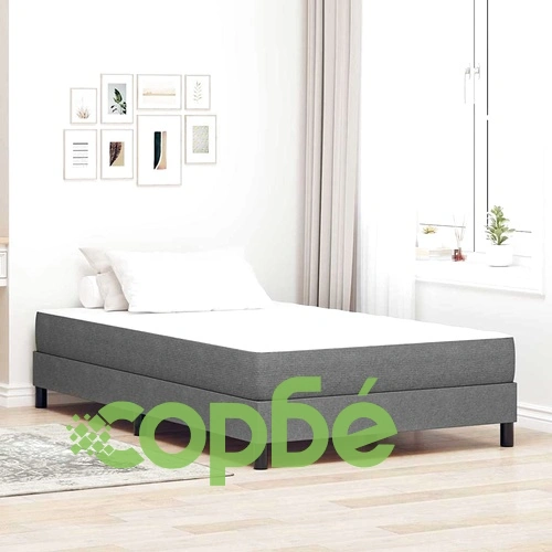 Матрак с джобни пружини светлосив 120x200x20 см текстил ➤ топ цена ➤ sorbe.bg