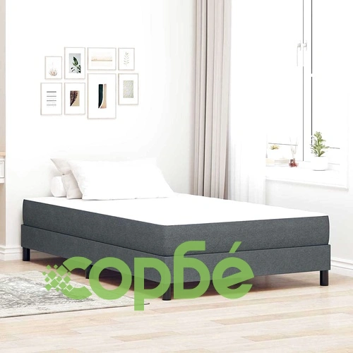 Матрак с джобни пружини сив 120x200x20 см текстил ➤ топ цена ➤ sorbe.bg