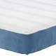 Матрак с джобни пружини синьо 120x200x20 см текстил
