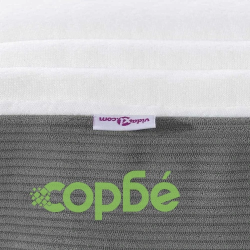 Матрак с пружини Pocket Spring светлосив 140x200x20 см текстил ➤ топ цена ➤ sorbe.bg