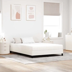 Матрак с джобни пружини крем 160x200x20 см текстил