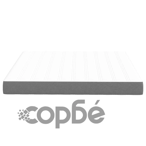 Матрак с индивидуално опаковани пружини 180 x 200 см, светлосив, текстилна тапицерия ➤ топ цена ➤ sorbe.bg