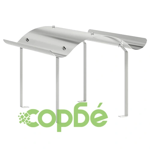 Коминна шапка от неръждаема стомана, сребриста, 59.5 x 50 x 36.5 см ➤ топ цена ➤ sorbe.bg