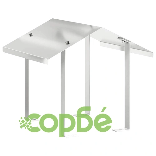 Капак за Камина от Неръждаема Стомана, Сребрист, 40 x 40 x 37.5 см ➤ топ цена ➤ sorbe.bg