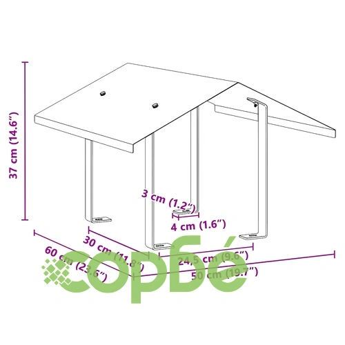 Капак за Камина от Неръждаема Стомана 50 x 60 x 37 см Сребрист ➤ топ цена ➤ sorbe.bg