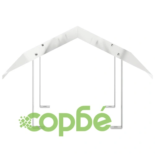 Капак за Камина от Неръждаема Стомана, Сребрист, 60 x 60 x 38 cm ➤ топ цена ➤ sorbe.bg