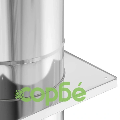 Разширение за комин от неръждаема стомана 35x35x82 см сребрист цвят ➤ топ цена ➤ sorbe.bg