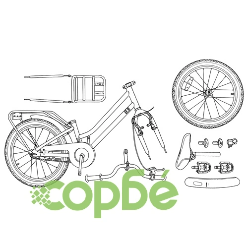 Детски велосипед 18 инча за 5-7 години, стомана, черен ➤ топ цена ➤ sorbe.bg