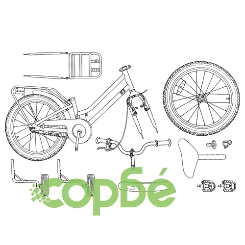Детски велосипед 12 инча за 2-4 години, стомана, тъмно син ➤ топ цена ➤ sorbe.bg