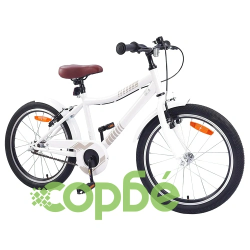 Детски велосипед 20 инча за 6-11 години, стомана, бял ➤ топ цена ➤ sorbe.bg