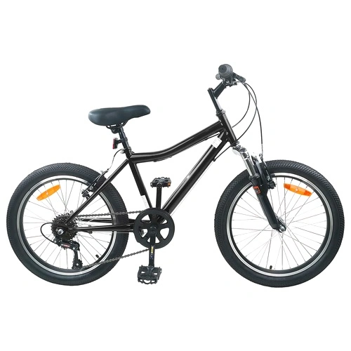 Детски велосипед 24 инча, 6 скорости, стомана, черен ➤ топ цена ➤ sorbe.bg