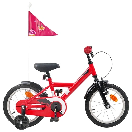 Детски велосипед 12 инча, стомана, за деца 2-4 години, червен ➤ топ цена ➤ sorbe.bg