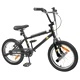 BMX Велосипед 20 инча от стомана за деца над 9 години, Черен