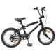 BMX Велосипед 20 инча от стомана за деца над 9 години, Черен