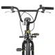 BMX Велосипед 20 инча от стомана за деца над 9 години, Черен