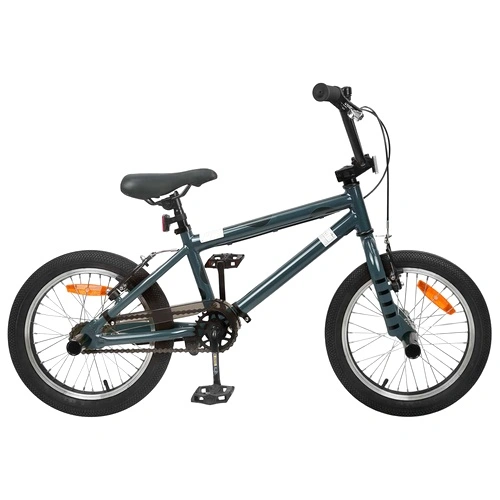 BMX Велосипед 16 инча за 5-8 години, Стомана, Тъмносиво ➤ топ цена ➤ sorbe.bg
