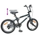 BMX Велосипед 16 инча за 5-8 години, Стомана, Тъмносиво