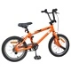 BMX Велосипед 16 инча за деца 5-8 години, стомана, оранжев