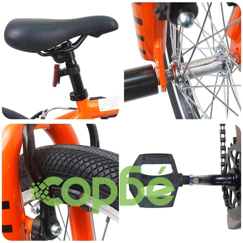 BMX Велосипед 16 инча за деца 5-8 години, стомана, оранжев ➤ топ цена ➤ sorbe.bg