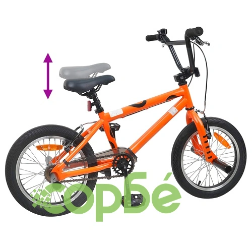 BMX Велосипед 16 инча за деца 5-8 години, стомана, оранжев ➤ топ цена ➤ sorbe.bg