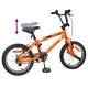BMX Велосипед 16 инча за деца 5-8 години, стомана, оранжев