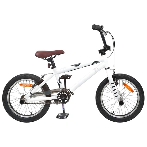 BMX Велосипед 16 инча за Деца 5-8 години, Стомана, Бяло ➤ топ цена ➤ sorbe.bg