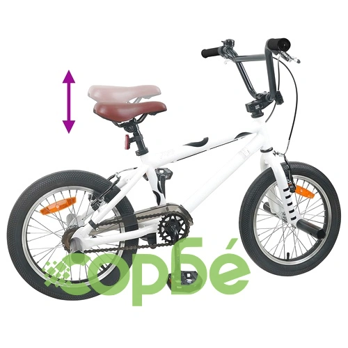 BMX Велосипед 16 инча за Деца 5-8 години, Стомана, Бяло ➤ топ цена ➤ sorbe.bg