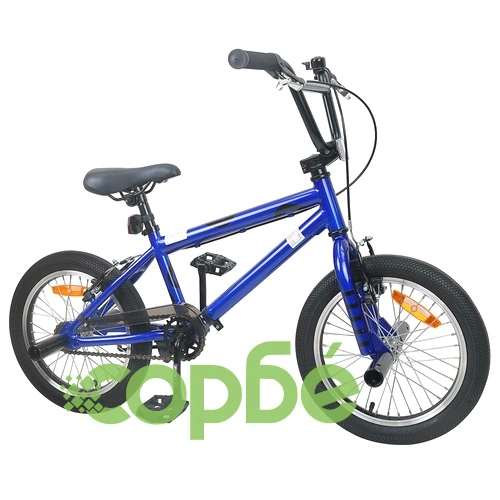 BMX Велосипед 16 инча за деца 5-8 години, стомана, тъмно син ➤ топ цена ➤ sorbe.bg