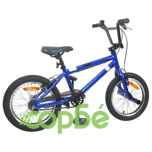 BMX Велосипед 16 инча за деца 5-8 години, стомана, тъмно син ➤ топ цена ➤ sorbe.bg