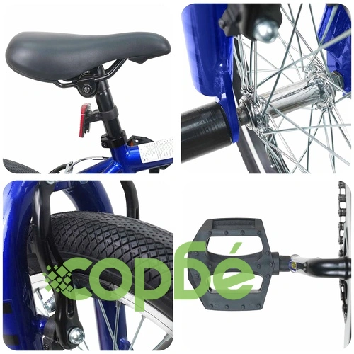 BMX Велосипед 16 инча за деца 5-8 години, стомана, тъмно син ➤ топ цена ➤ sorbe.bg