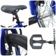 BMX Велосипед 16 инча за деца 5-8 години, стомана, тъмно син