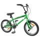 BMX Велосипед 16 инча за деца 5-8 години, стомана, Зелен