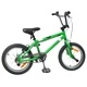 BMX Велосипед 16 инча за деца 5-8 години, стомана, Зелен