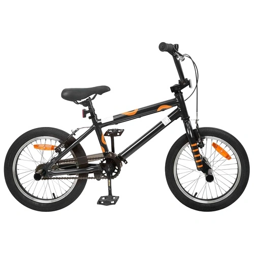 BMX Велосипед 16 инча за деца 5-8 години, стомана, Черен ➤ топ цена ➤ sorbe.bg