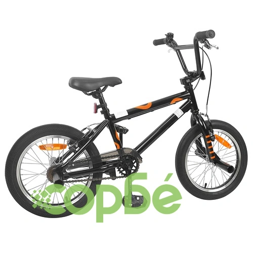BMX Велосипед 16 инча за деца 5-8 години, стомана, Черен ➤ топ цена ➤ sorbe.bg