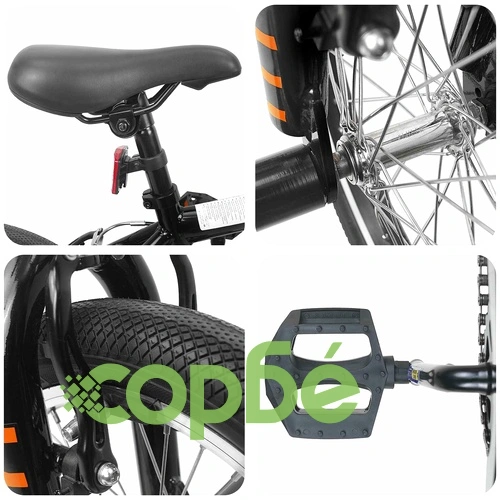 BMX Велосипед 16 инча за деца 5-8 години, стомана, Черен ➤ топ цена ➤ sorbe.bg