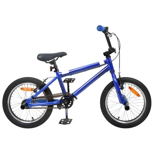 BMX Велосипед 16 инча за деца 5-8 години, стомана, Тъмно син