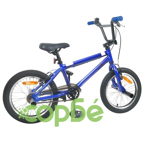 BMX Велосипед 16 инча за деца 5-8 години, стомана, Тъмно син ➤ топ цена ➤ sorbe.bg