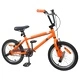 BMX Велосипед 16 инча за Деца 5-8 години, Стомана, Оранжев