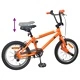 BMX Велосипед 16 инча за Деца 5-8 години, Стомана, Оранжев