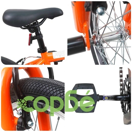 BMX Велосипед 20 инча за деца над 9 години, стомана, оранжев ➤ топ цена ➤ sorbe.bg