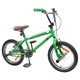 BMX Велосипед 16 инча за Деца 5-8 Години, Стомана, Зелен