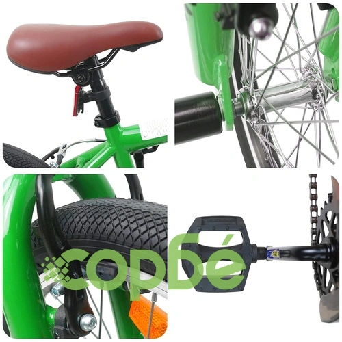 BMX Велосипед 18 инча за деца 7-10 години, Стомана, Зелен ➤ топ цена ➤ sorbe.bg
