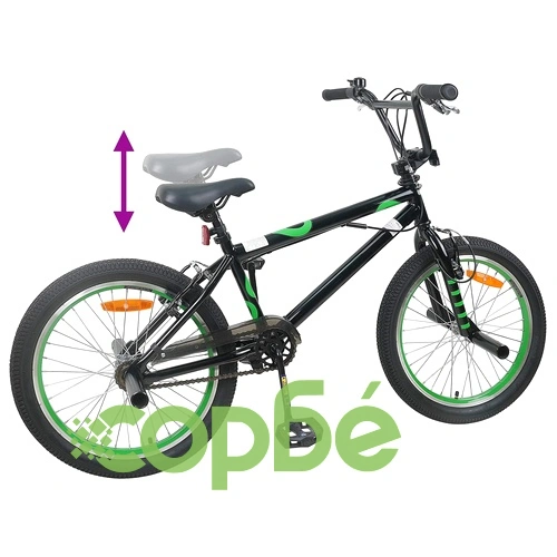 BMX Велосипед 20 инча за деца над 9 години, Стомана, Черен ➤ топ цена ➤ sorbe.bg