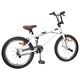 BMX Велосипед 20 инча, Стомана, за деца над 9 години, Бяло