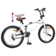 BMX Велосипед 20 инча, Стомана, за деца над 9 години, Бяло
