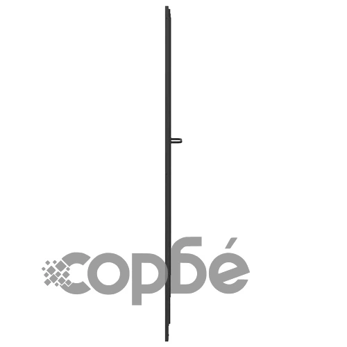 Сгъваем душ параван за баня 168 x 140 см, черен мат, алуминиева конструкция ➤ топ цена ➤ sorbe.bg